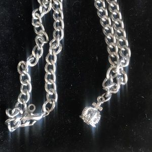 Juicy couture silver necklace